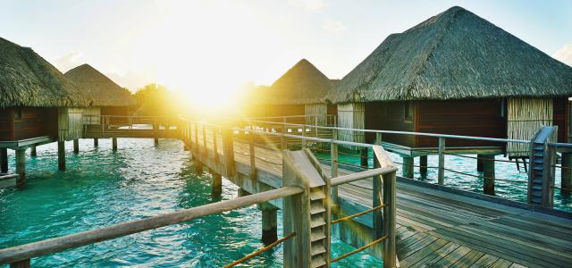 Overwater bungalows